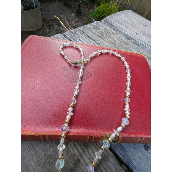 80s Sparkly Beaded Necklaces, Retro Bead Necklace Lot - Picture 9 of 9